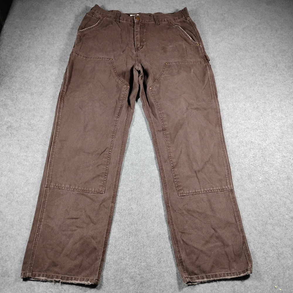 Carhartt B136-DKB Loose Original Fit Double Knee Work Pants Brown 34x31